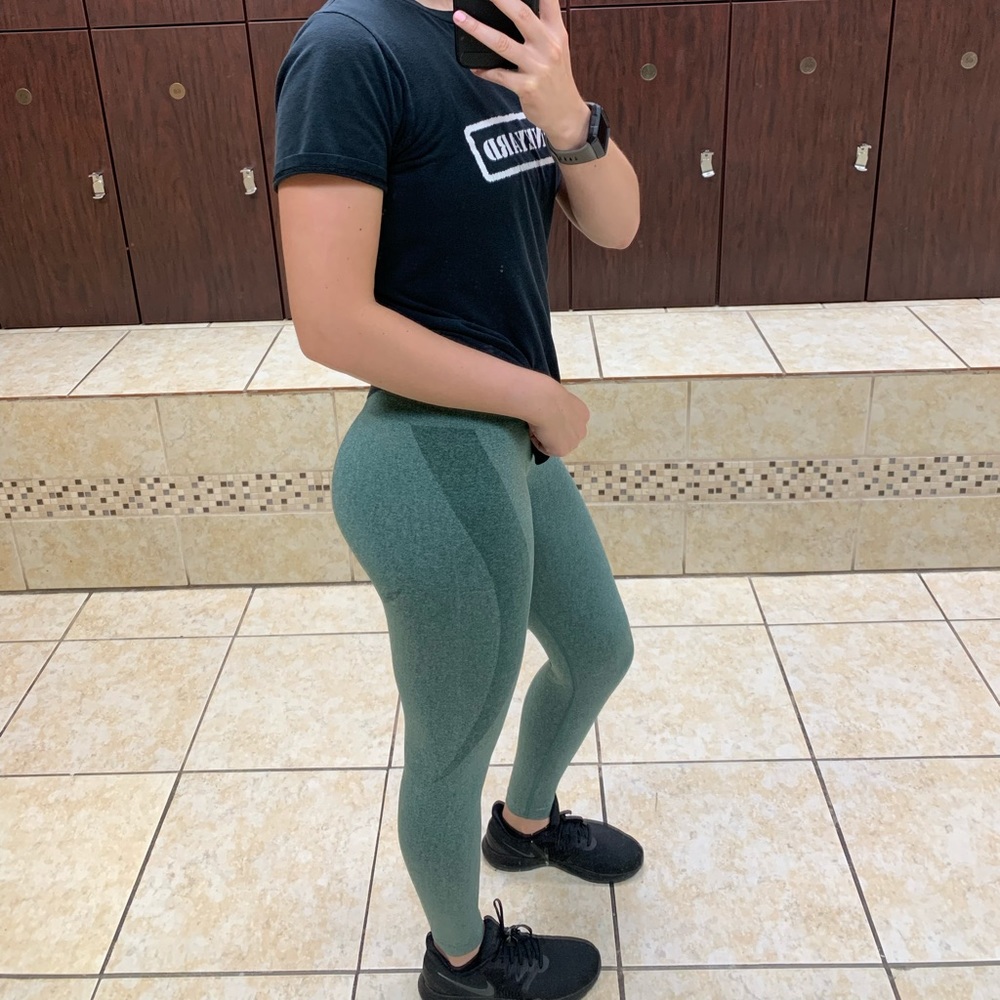 NVGTN green contour leggings